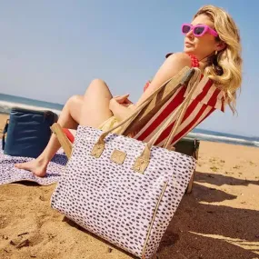 Thandana Laminated Fabric Medium Beach Bag