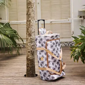 Thandana Laminated Fabric Wheeled Duffel Bag