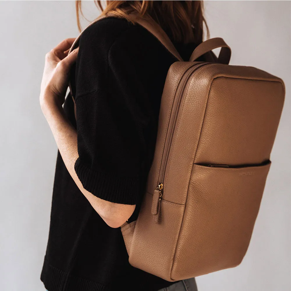 The Slim Backpack Biscotti