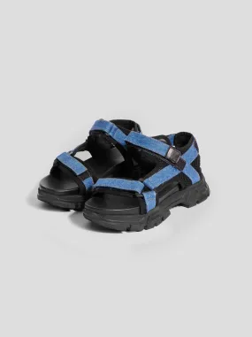 Travis Sandals in Denim