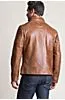 Udo Waxed Lambskin Leather Moto Jacket