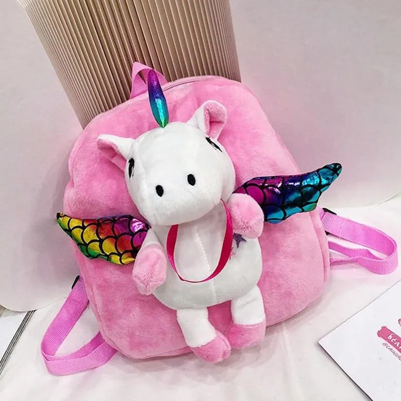 Unicorn Plush Backpack