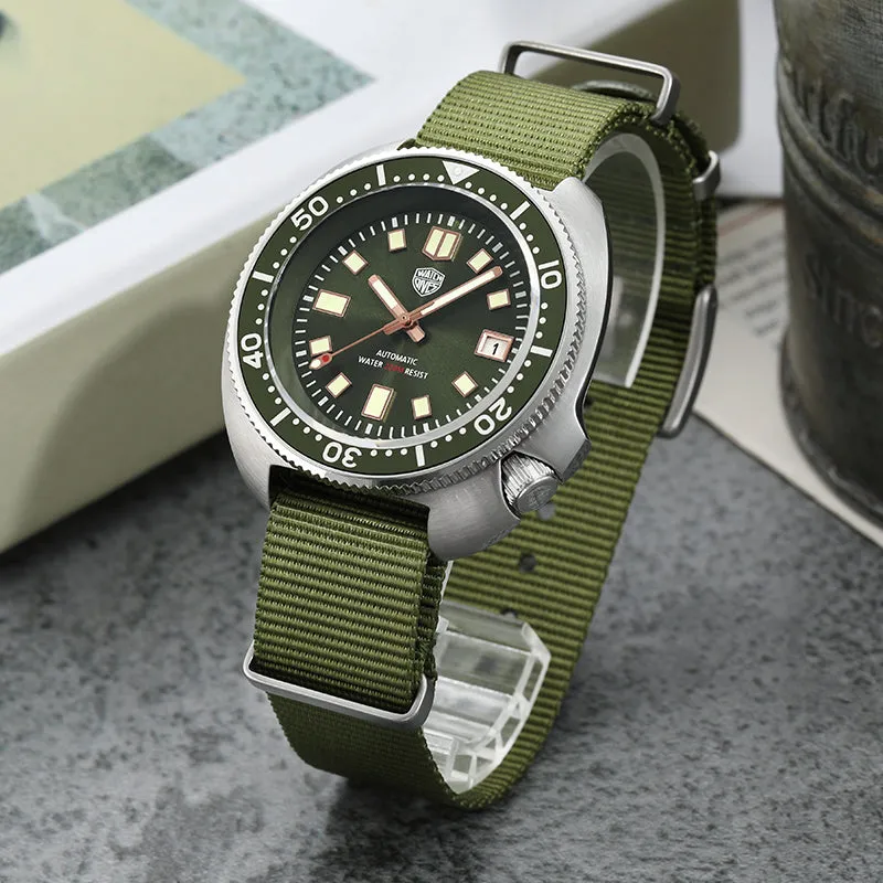 ★Weekly Deals★Watchdives WD6105 Captain Willard 6105 Dive Watch