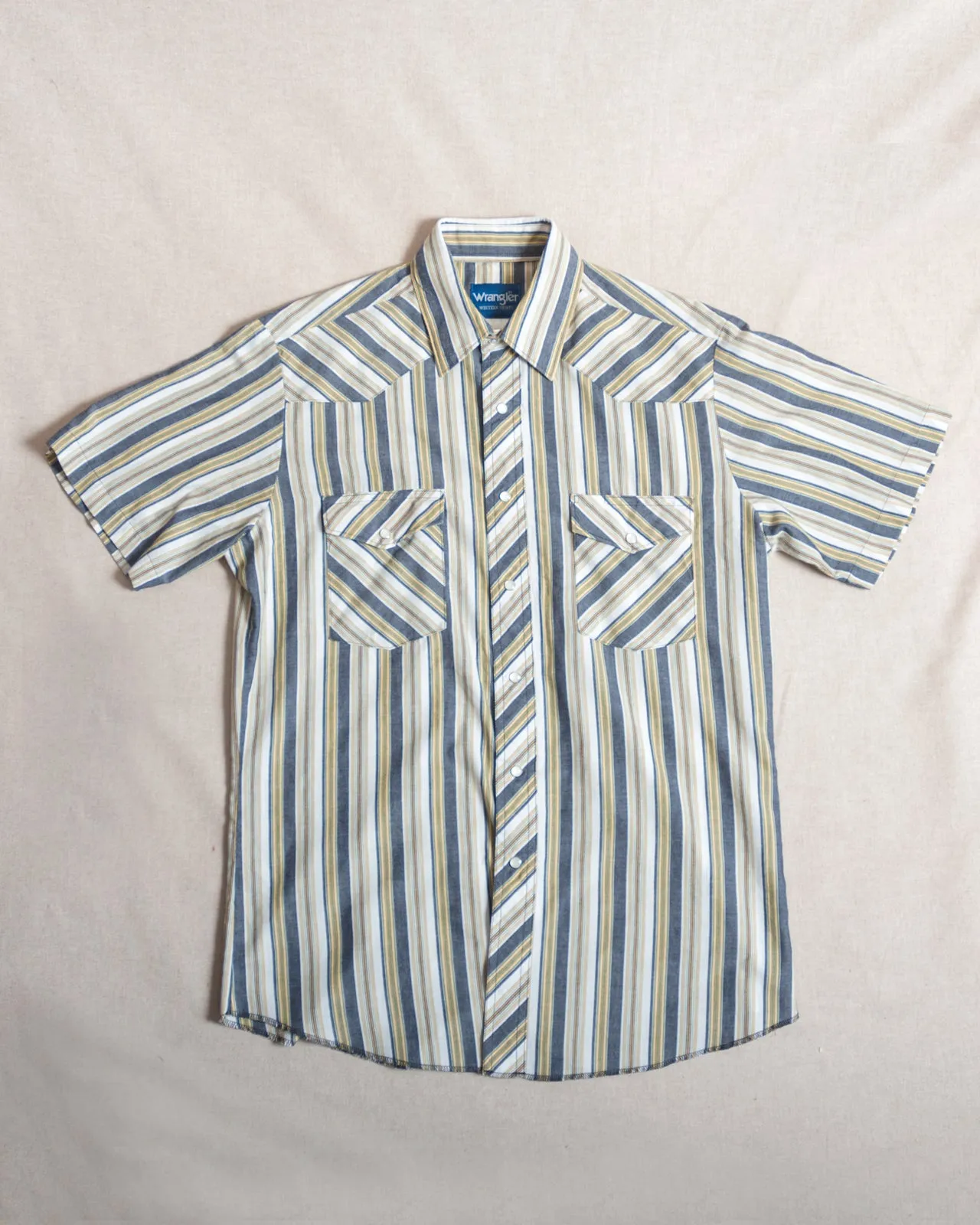 Wrangler Stripes Short Sleeve Shirt No. 2 (XL)