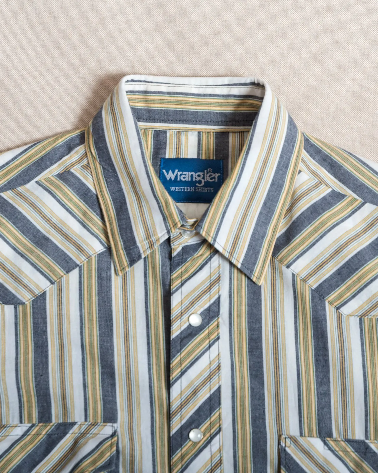 Wrangler Stripes Short Sleeve Shirt No. 2 (XL)